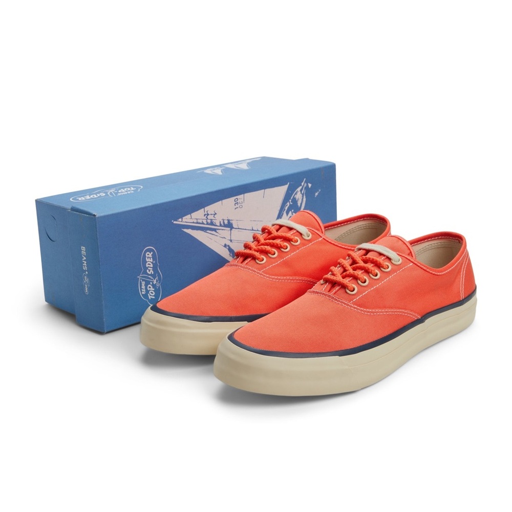 Sperry x BEAMS PLUS Nylon CVO Top-sider Sneakers | Red | Men’s 10 - Picture 6 of 6